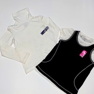2 NEW girls tops